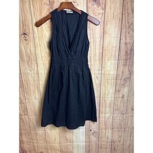 Converse One Star 100% Cotton Lightweight Dress Black Women's Size S